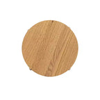 Sgabello da bar regolabile in legno massello di rovere, noce, senza schienale, stile minimalista