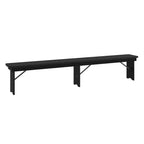 Panca pieghevole stile rustico Merrick Lane 96 x 12 in pino massello