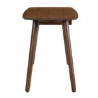 Scrivania per computer da 134 cm in legno per ufficio/casa con 1 cassetto, noce, gambe a otto
