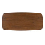 Scrivania per computer da 134 cm in legno per ufficio/casa con 1 cassetto, noce, gambe a otto
