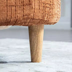 Panca Chaise Lounge Imbottita in ciniglia con cuscino e guanciali, capacità 204 kg