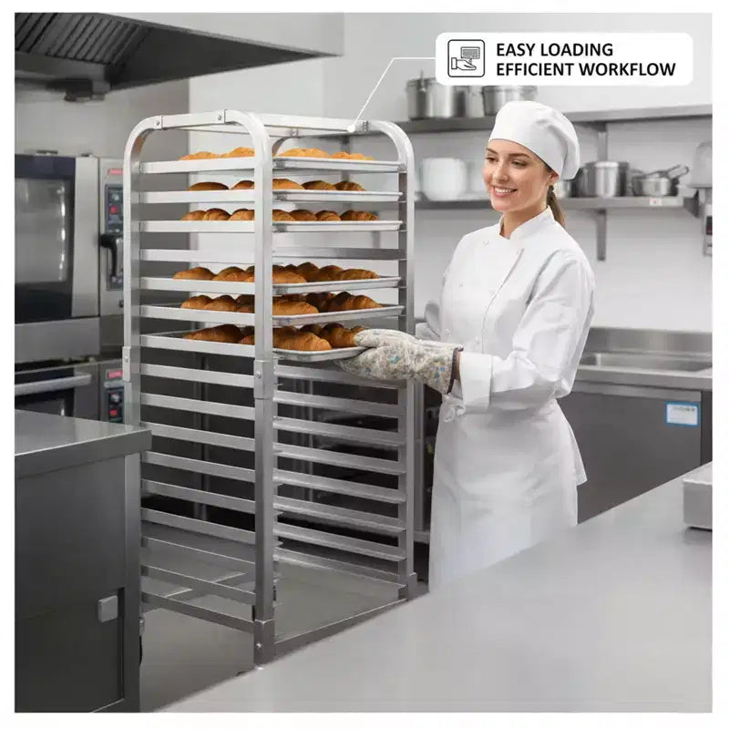 5/20 Rastrelliera per teglie da forno, per raffreddare e conservare pane in cucine, panifici e ristoranti