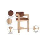 Sgabello da bar da banco in velluto Art Déco con braccioli, verde, in legno massello di caucciù, portata 136 kg