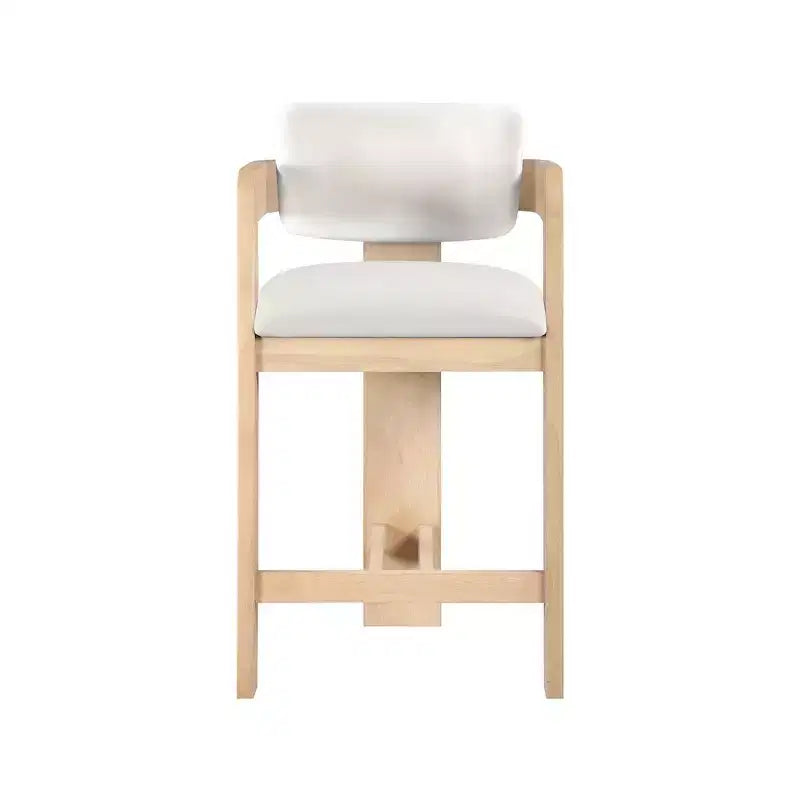 Sgabello da bar da banco in velluto Art Déco con braccioli, verde, in legno massello di caucciù, portata 136 kg