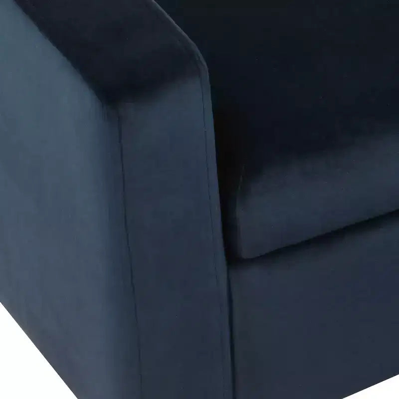 Sedia accent Parsons classica imbottita, tessuto trapuntato, gambe in legno massello