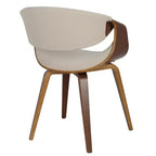 Sedia da pranzo di design Curvo Mid-Century Modern - LumiSource