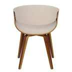 Sedia da pranzo di design Curvo Mid-Century Modern - LumiSource