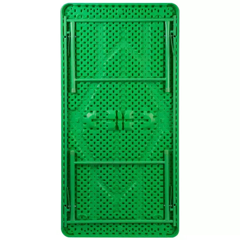 Tavolo Pieghevole in Plastica per Bambini, 1,5 m, 6 Posti, Capacità 118 kg, Bianco