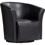 Elements Rocket 31 Wide Rivera Black Swivel Accent Club Chair