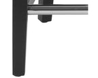 Sgabello da bancone con sedile in pelle bicast, struttura in betulla massiccia, altezza seduta 63,5 cm, 125 kg